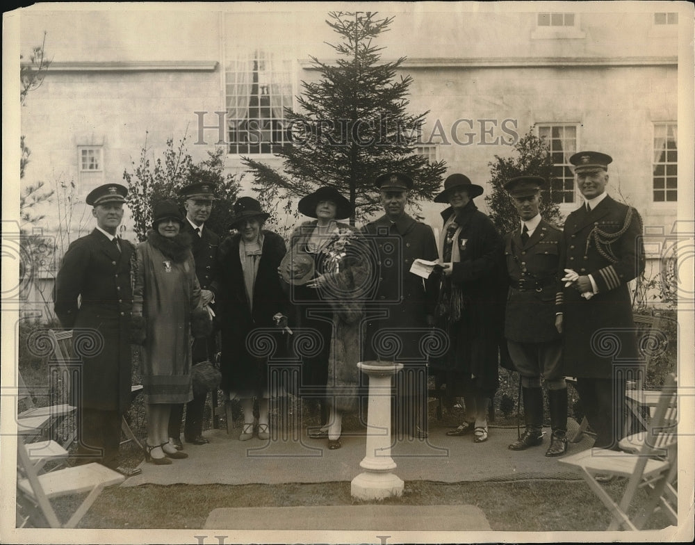 1926 Press Photo Theodore Roosevelt Organization, Capt. Krast, Mrs. Dike, Parson - Historic Images
