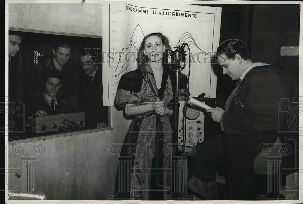 1939 Press Photo Elena Zareschi, Acting, Italian School-Historic Images