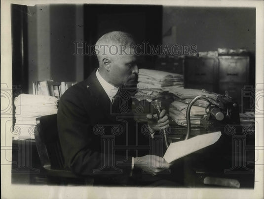1923 Press Photo S. B. Stone, Bureau of Mines - Historic Images
