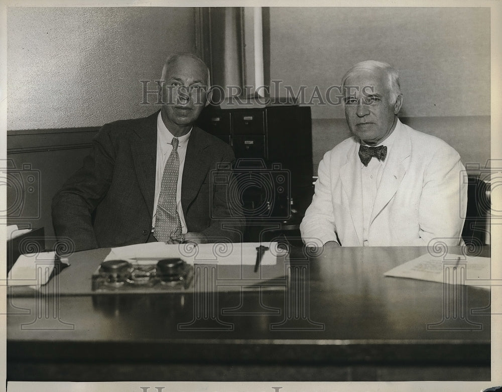 1933 Press Photo Lewis Carris Director Of National Society For The Prevention-Historic Images