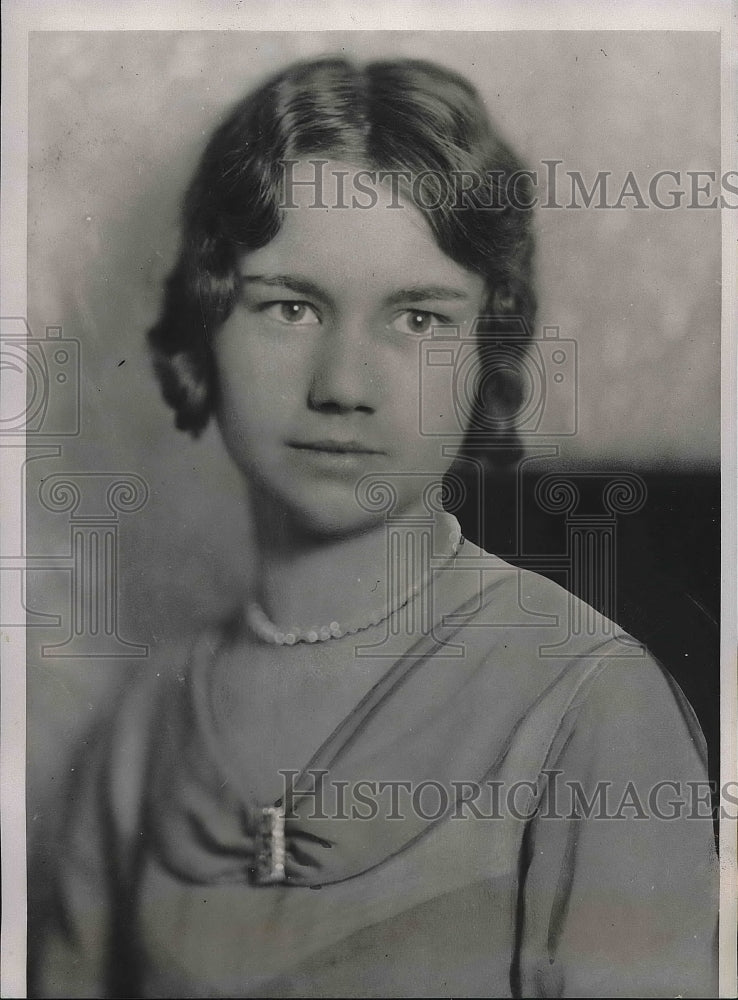 1934 Press Photo Miss Viola Seaberg, 21, died of knife wounds - Historic Images