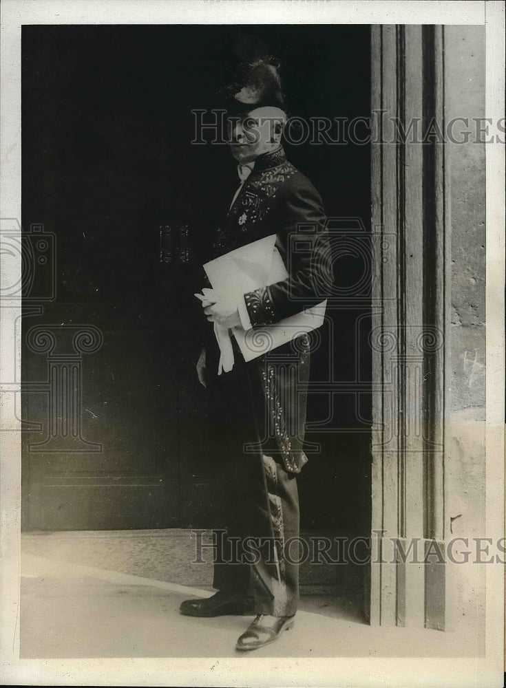 1931 Press Photo Andre Chaumeix Chairman at French Academy - Historic Images