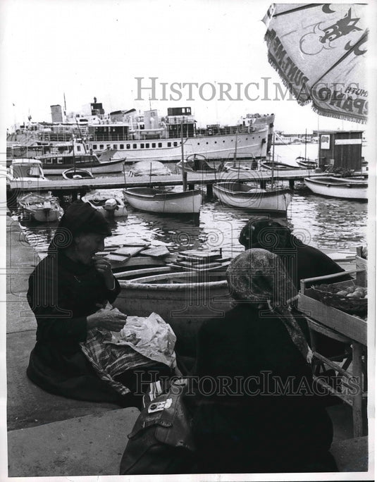 1969 Islanders on Island of Capri in Mended Clothing - Historic Images