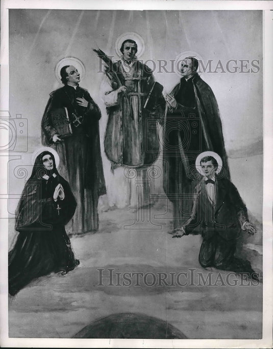 1954 Press Photo St. Peter's Basilica Canvas Art-Historic Images