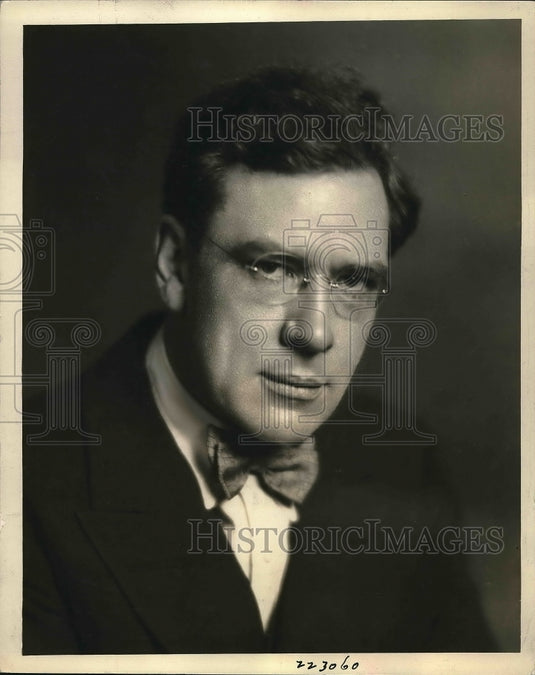 1933 Press Photo Maxwell Anderson awarded the Pulitzer Prize Play Award - Historic Images