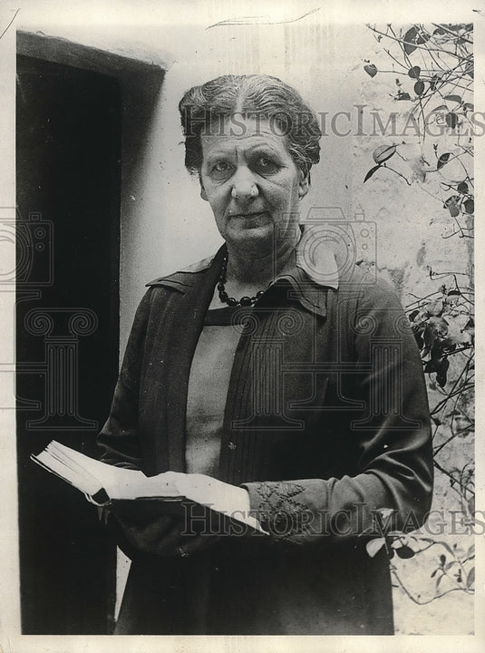1930 Press Photo Miss Edith Picton Turborville M.P. For The Wrekin Division - Historic Images