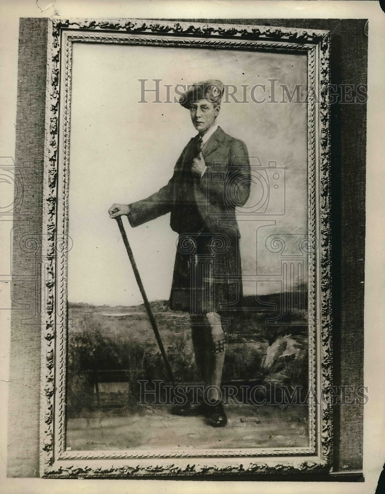 1929 Press Photo Portrait of His Royal Highness, the Prince of Wales, by Capt. - Historic Images