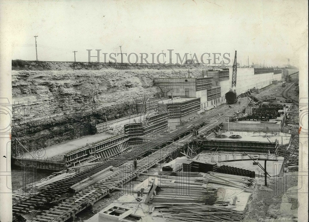 1927 Aerial View Of Shannon Power Plant - Historic Images