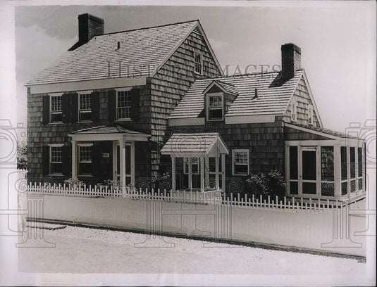 1937 Press Photo Walt Whitman House at Dearborn Inn in Michigan - Historic Images