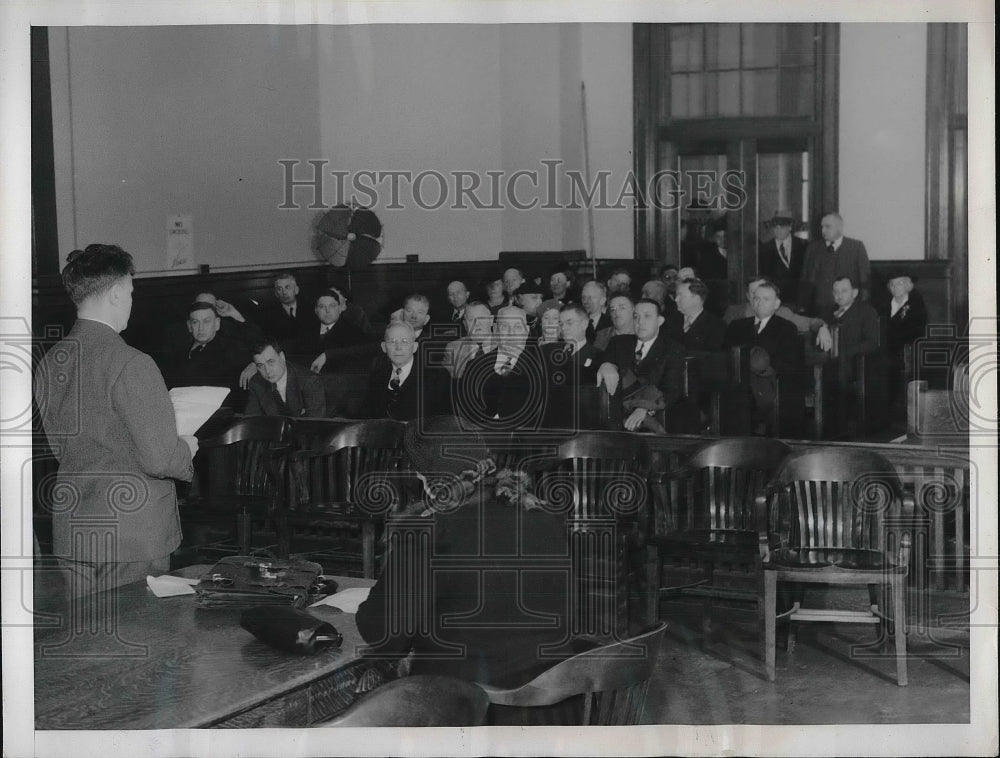 1941 Press Photo Democrat County Committee with Eugene C.Donnelly - Historic Images