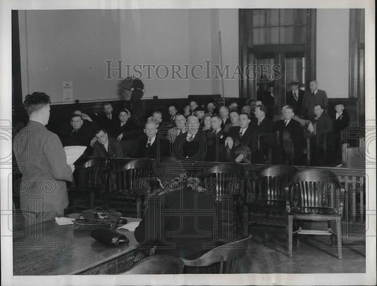 1941 Press Photo Democrat County Committee with Eugene C.Donnelly - Historic Images