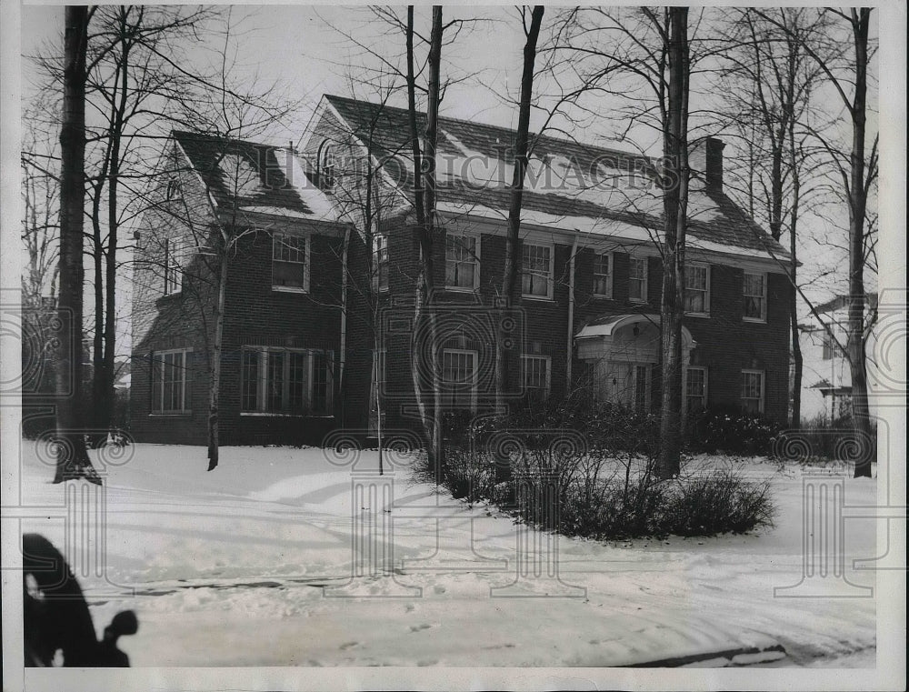 1934 Cleveland Heights Home Of Robert Newcomb - Historic Images