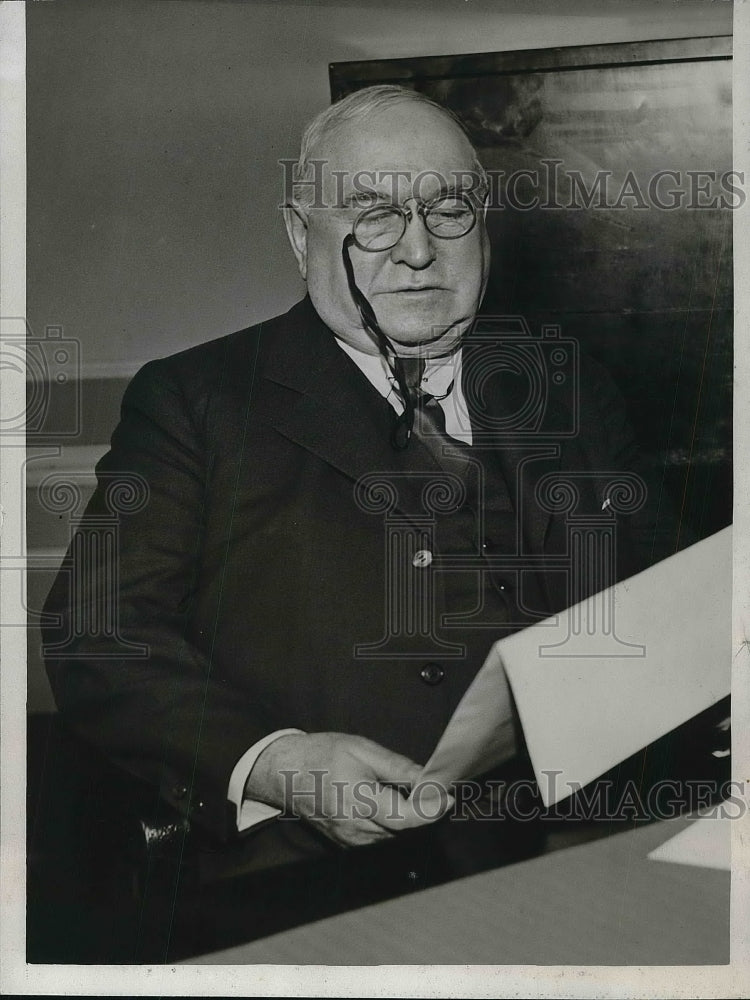 1932 Press Photo Lafayette B. Gleason, Sec. of Republican National Convention - Historic Images