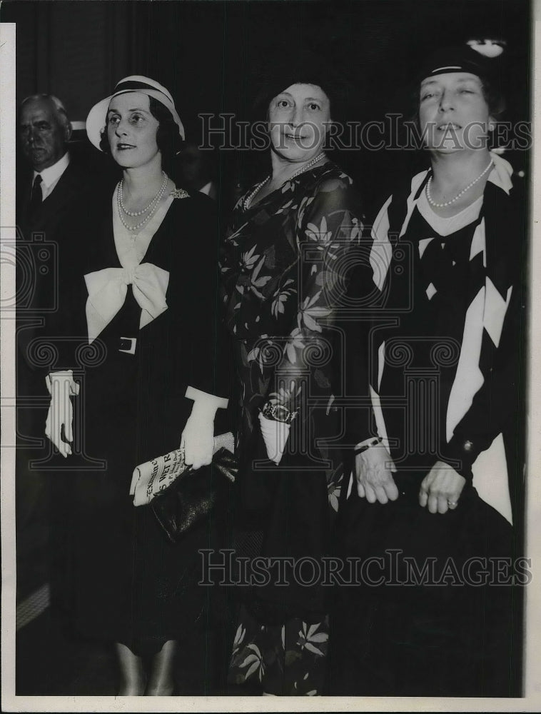 1932 Press Photo Mrs. Ogden Mills Mrs. Edith Hughes GOP conclave - Historic Images