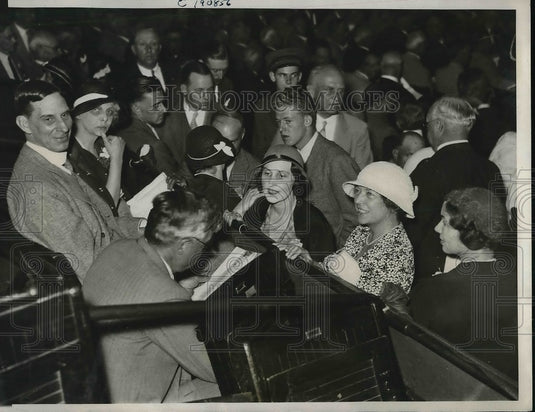 1932 Press Photo Mrs. Ogden Mills Wife Of Secretary Of Treasure,Alice Roosevelt - Historic Images