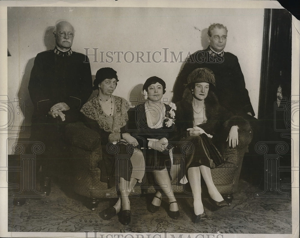 1931 Press Photo Members of Women&#39;s Committee of Salvation Army. - Historic Images