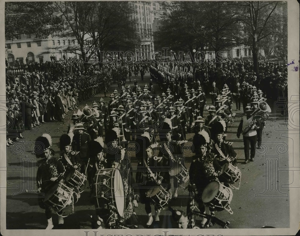 1931 Canadian Troops Marching Down Pennsylvania Ave. In Washington-Historic Images