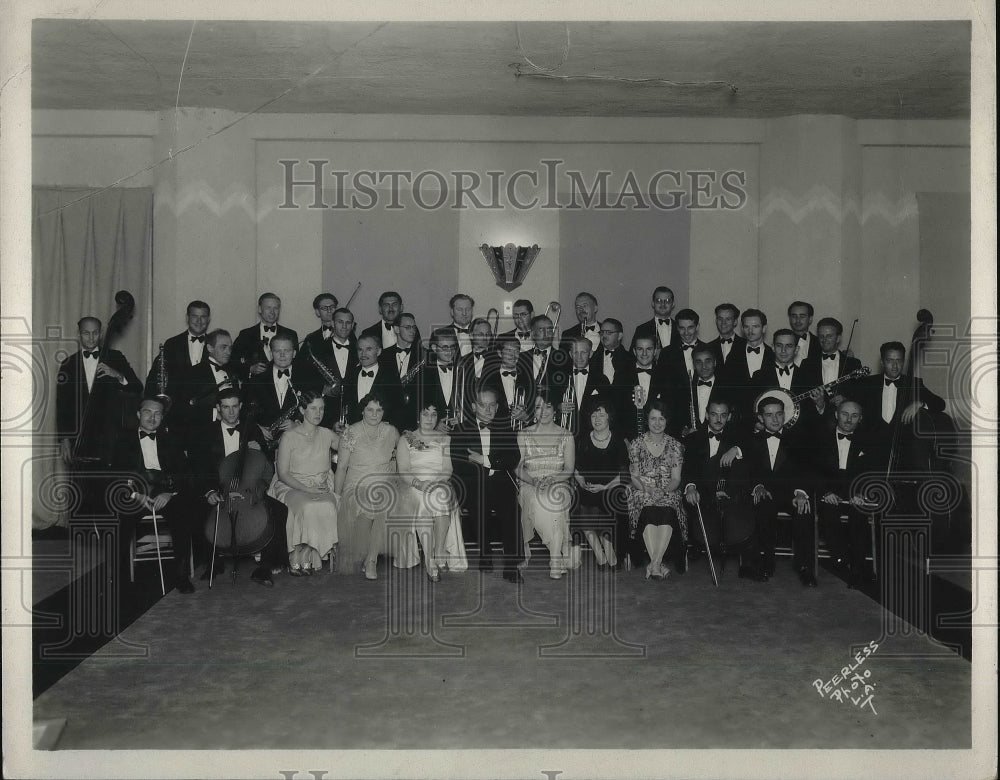 1930 Press Photo Orchestra and Ensemble - Historic Images