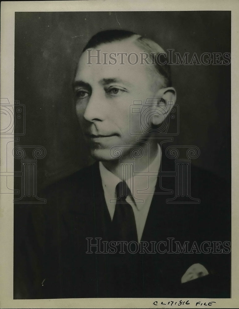 1931 Press Photo William J. Ruof Of Akron Pamber Held In - Historic Images