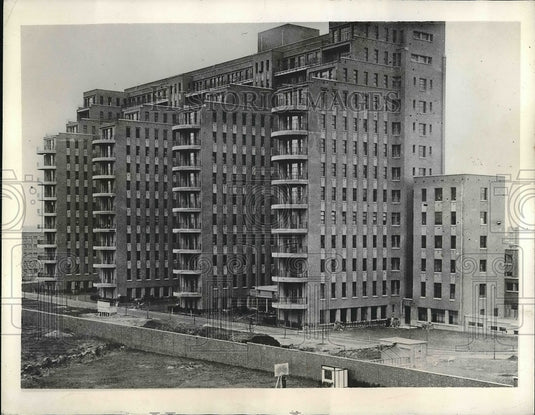 1935 New Beaujon Hospital In Clichy, France Nears Completion - Historic Images