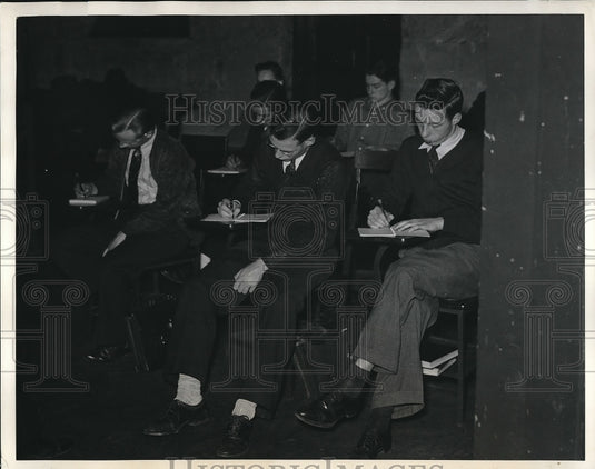 1940 Press Photo Class In Industrial Management At Westinghouse Technical - Historic Images