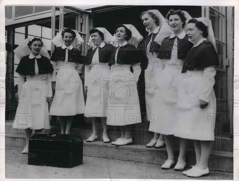 1953 RAF nurses, MacNamara,Baxter,McPhail,Ward,Weir,Lay-Historic Images