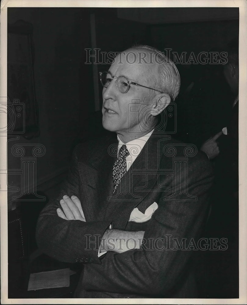 1949 Press Photo William A, Bless, VP of AVCO, Crosley Div.-Historic Images