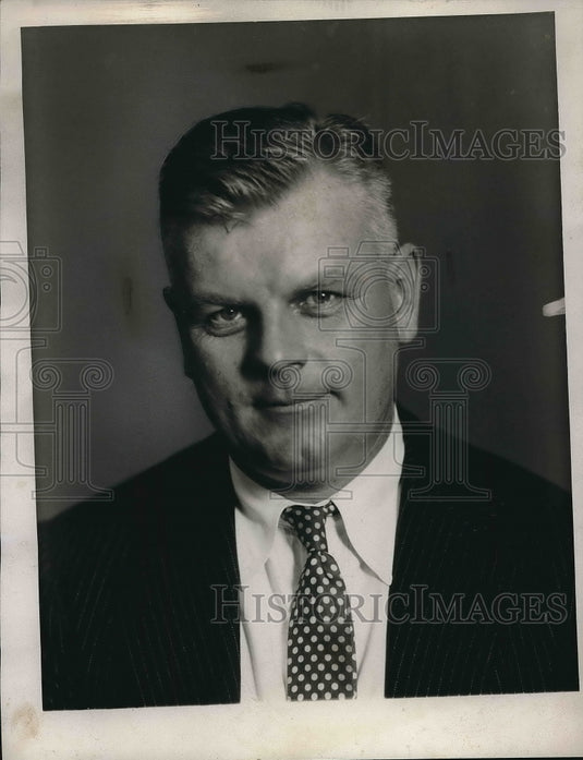 1934 Press Photo Oldsmobile Manager AW Steel - neb09510-Historic Images