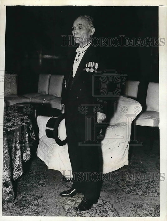 1937 Press Photo Kunimatsu Hamada, Representing Powerful Seiyu Party of Japan - Historic Images