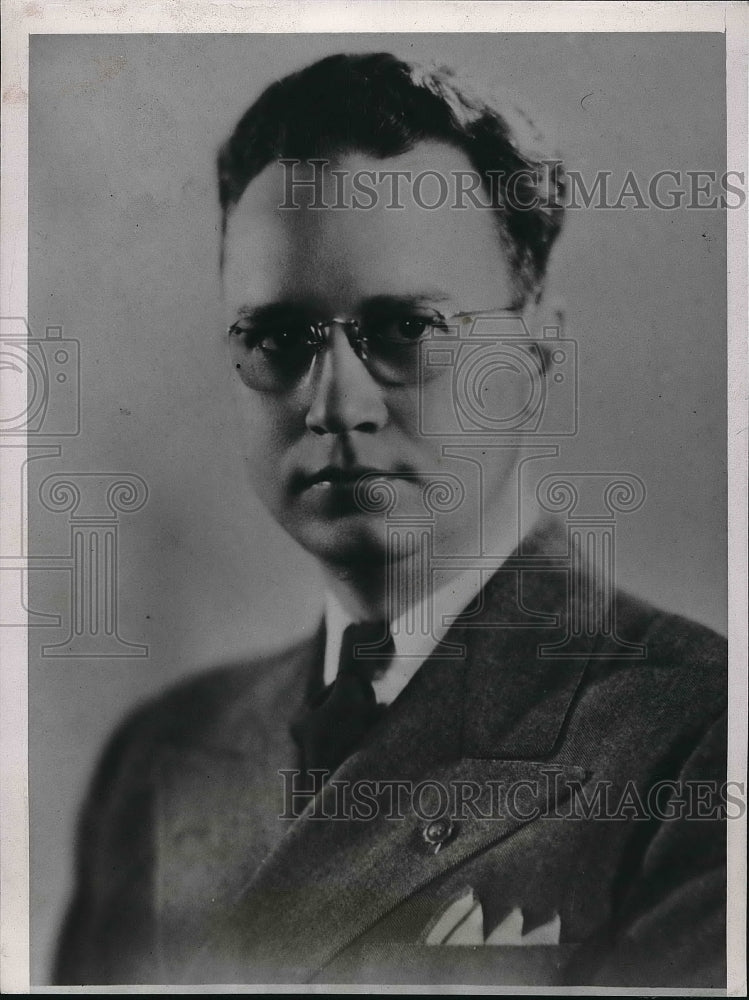 1938 Press Photo Payne H. Ratner republican candidate for governor - Historic Images