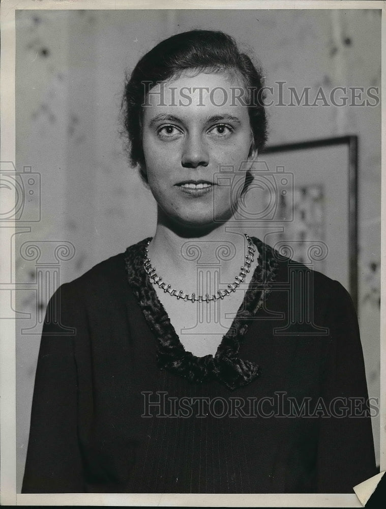 1934 Press Photo Mrs. Elizabeth Read - neb09794 - Historic Images