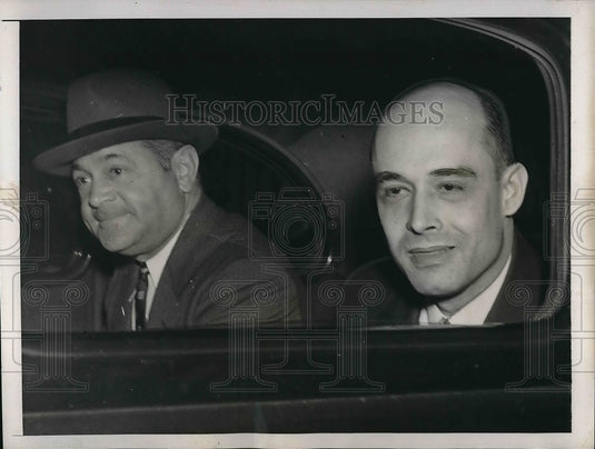 1939 NYC, Louis Berouillein custody for murder of son-Historic Images