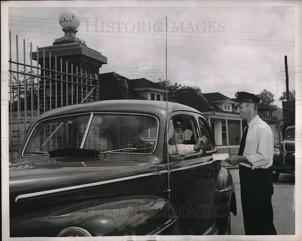 1950 Harrisongoing to Lighthouse for checkup - Historic Images