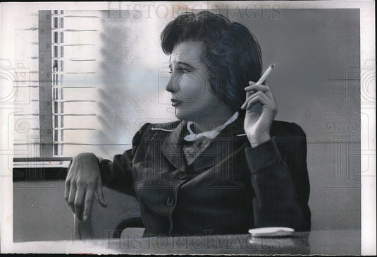 1955 Press Photo Wash.D.C. Mrs Katherine Haynes on trial for murder - Historic Images
