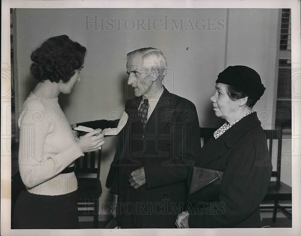 1937 Elsie Minor, Mr &amp; Mrs nathan Kapplan - Historic Images