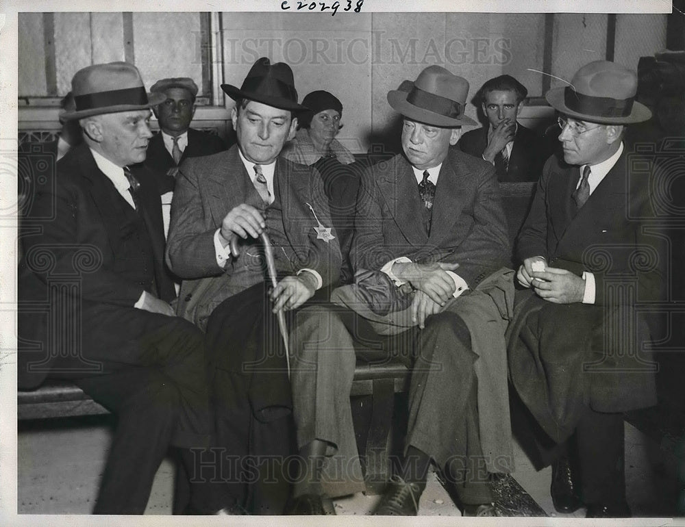 1932 Press Photo Waldo Tobey, James Condon, Gilbert Porter, PJ Mcenroe - Historic Images