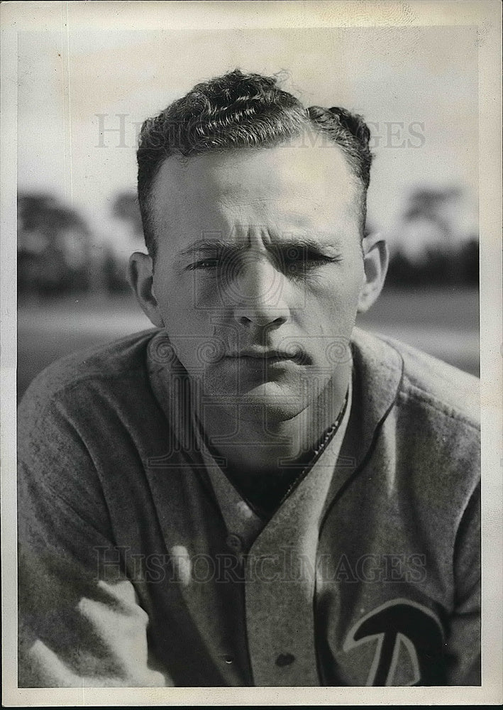 1936 Louis Finney Philadelphia Athletics Outfielder Spring Training - Historic Images