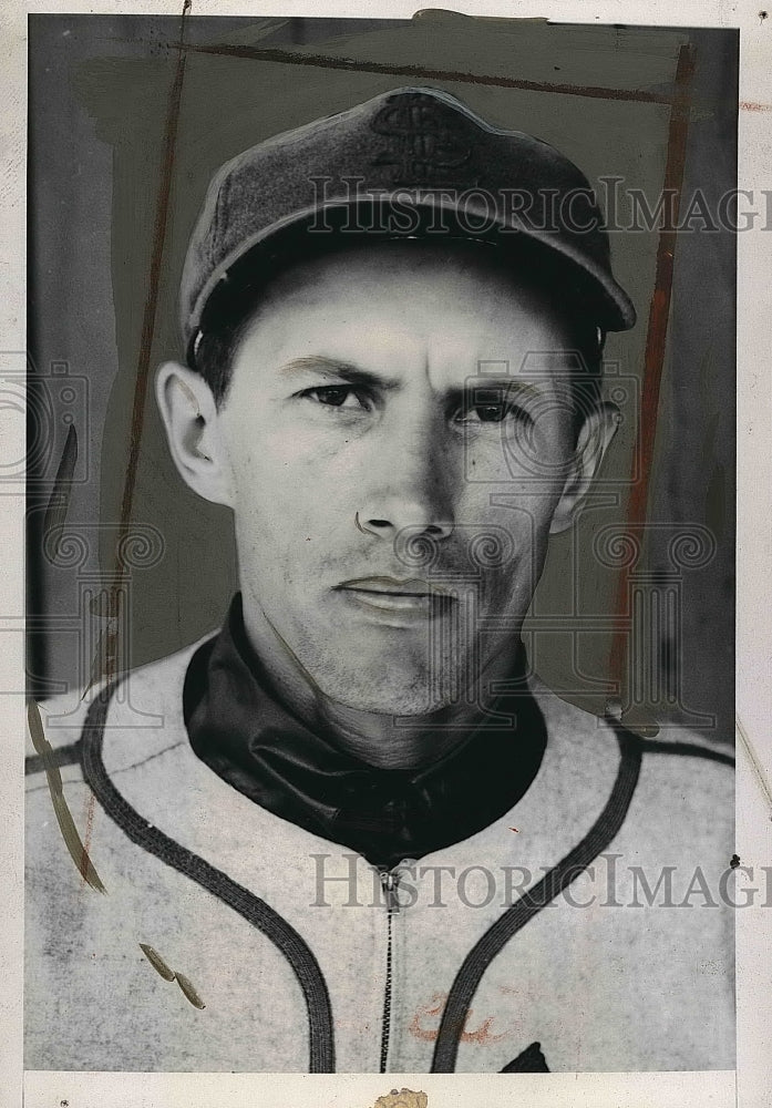 1941 Press Photo Henry Gornicki Pitcher St Louis Cardinals Spring Training Camp - Historic Images