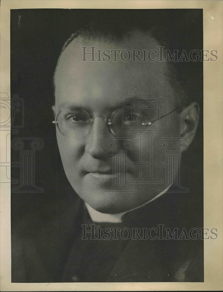 1934 Press Photo Rev. V. A. Peterson, St. James Church - Historic Images