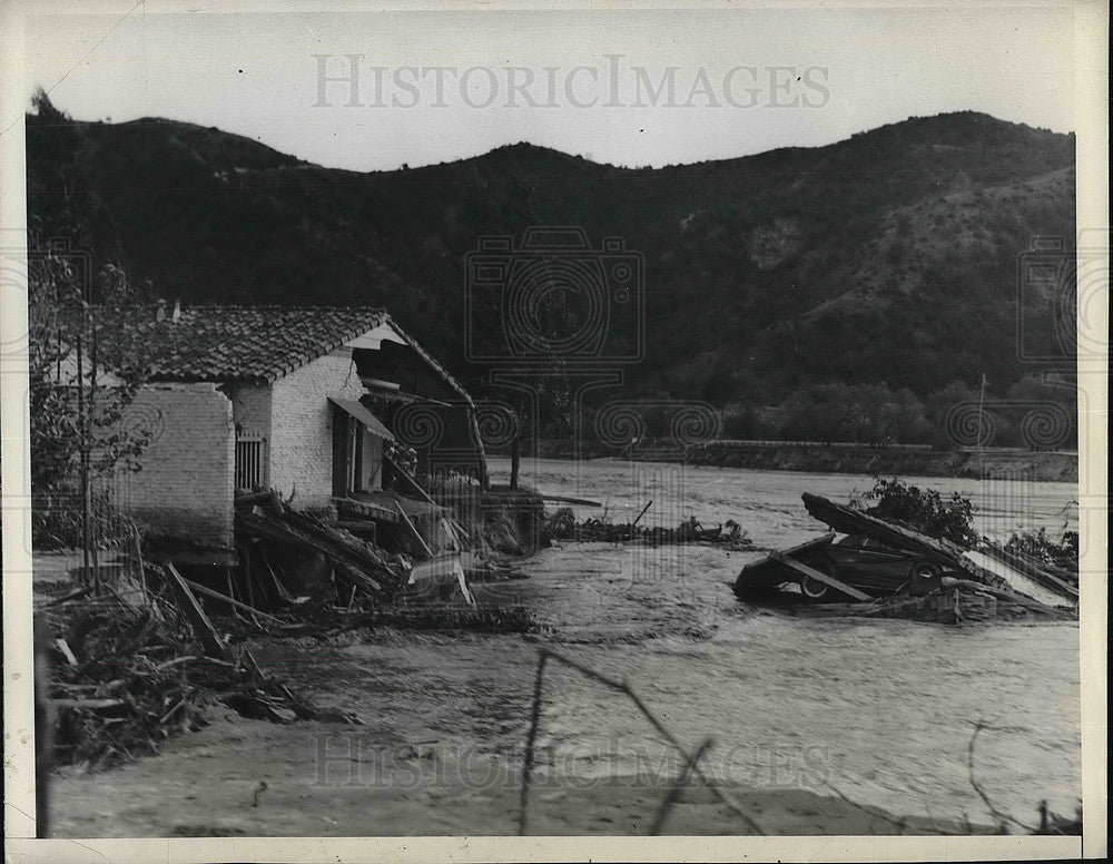 1936 N Hollywood, Cal. destruction from floods from heavy rains - Historic Images