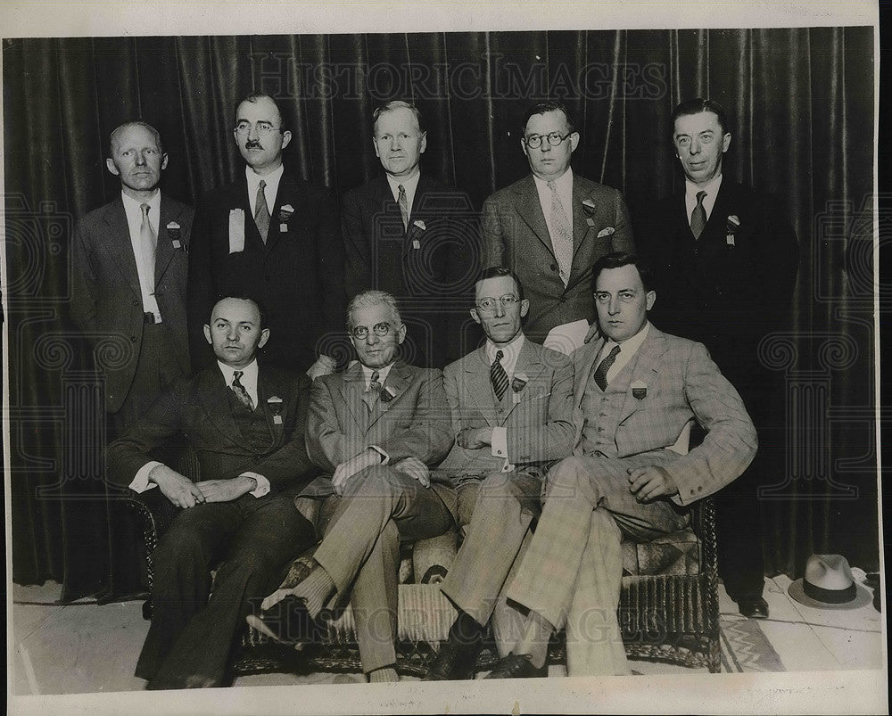 1931 Press Photo AMA Convention in Phila. Pa Drs J Furth,B Shelmire,WE Dove - Historic Images