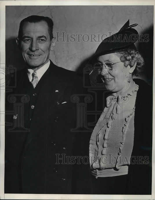 1939 Press Photo James D. Kennedy & Stella Dysart Plead Guilty During Trial - Historic Images