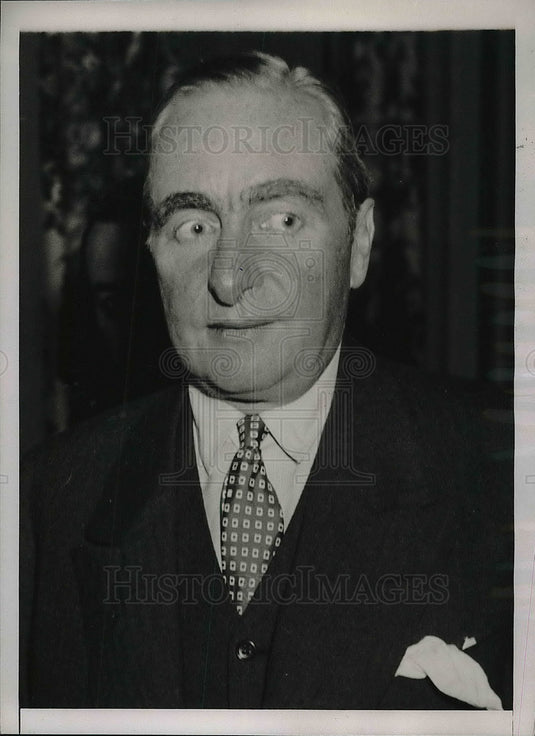 1937 Press Photo Ogden L Mills, ex Sec of the Treasury dies of heart disease-Historic Images