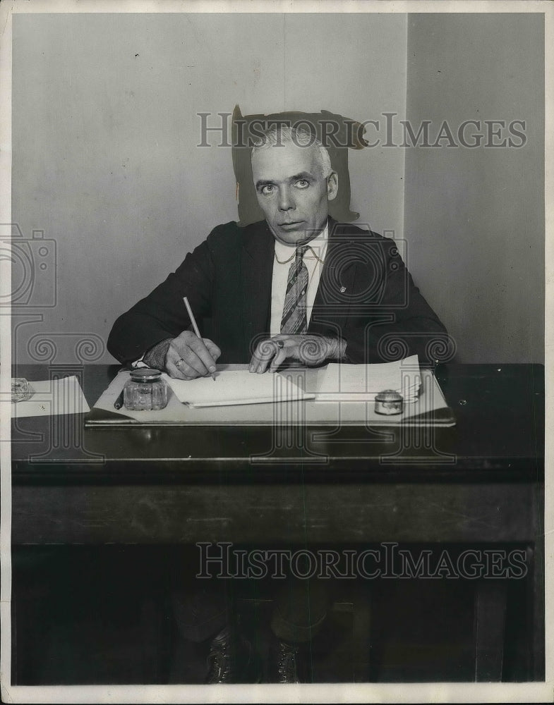 1928 Patrick J. Connolly President of Brotherhoold Interborough Rapi - Historic Images