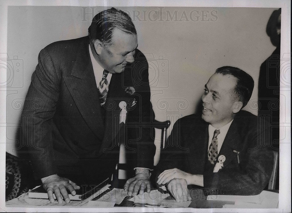 1940 Press Photo Louisiana Gubernatorial Candidate Sam Jones - Historic Images