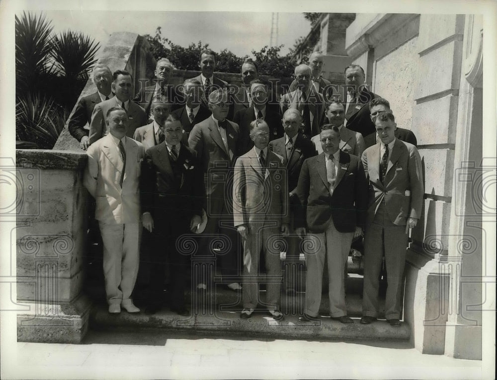 1935 Press Photo National Association Insurance Agents Convention - Historic Images