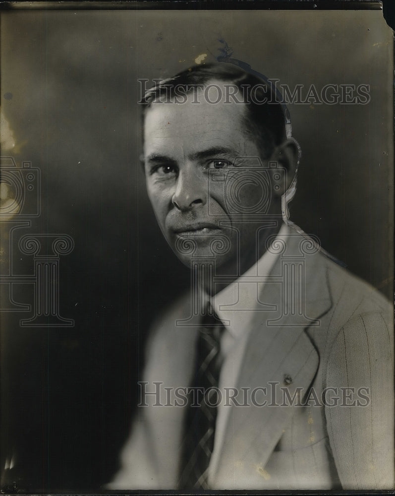 1928 Press Photo W.E. Page, President of W.E. Page Corporation - Historic Images