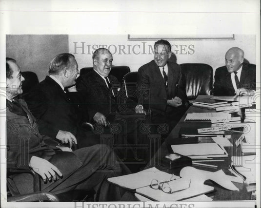 1965 Press Photo Air Force Eugene Zuckert, Lt. Gen. Joseph Mazzaro, H. Dillard- Historic Images