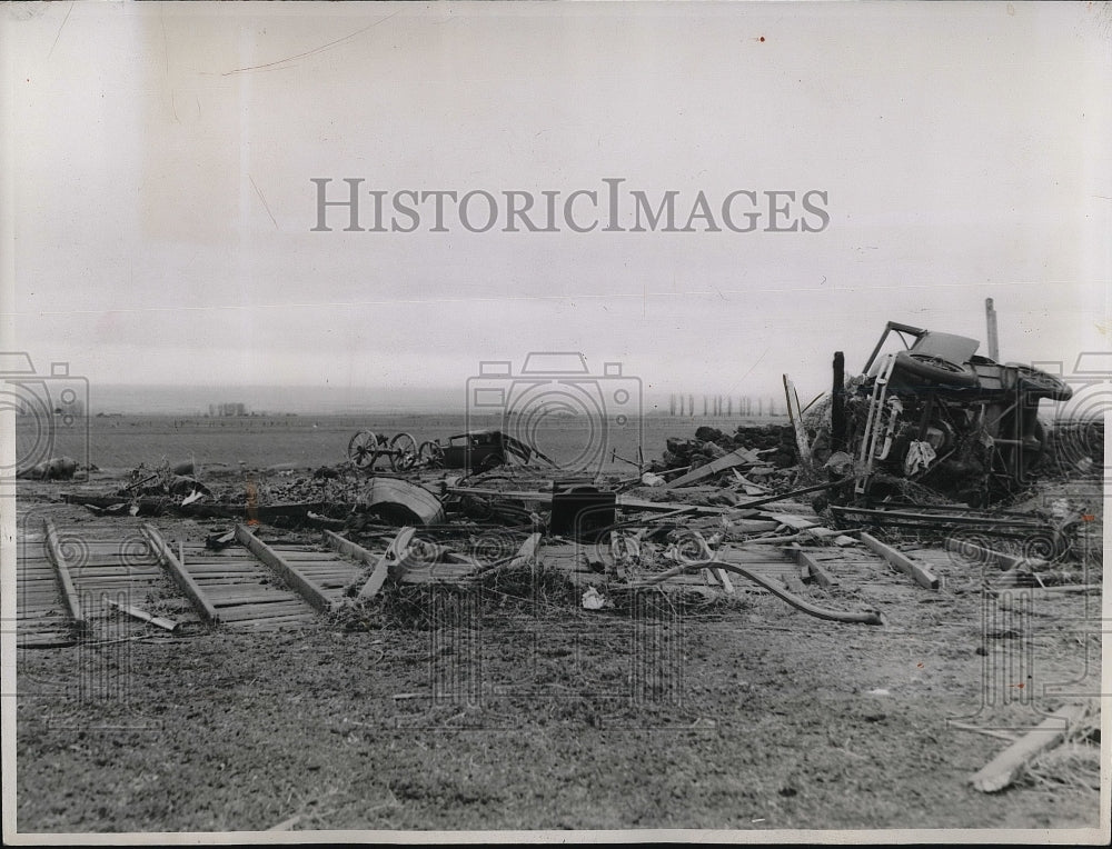 1940 Press Photo Aftermath of a storm in Idaho - Historic Images