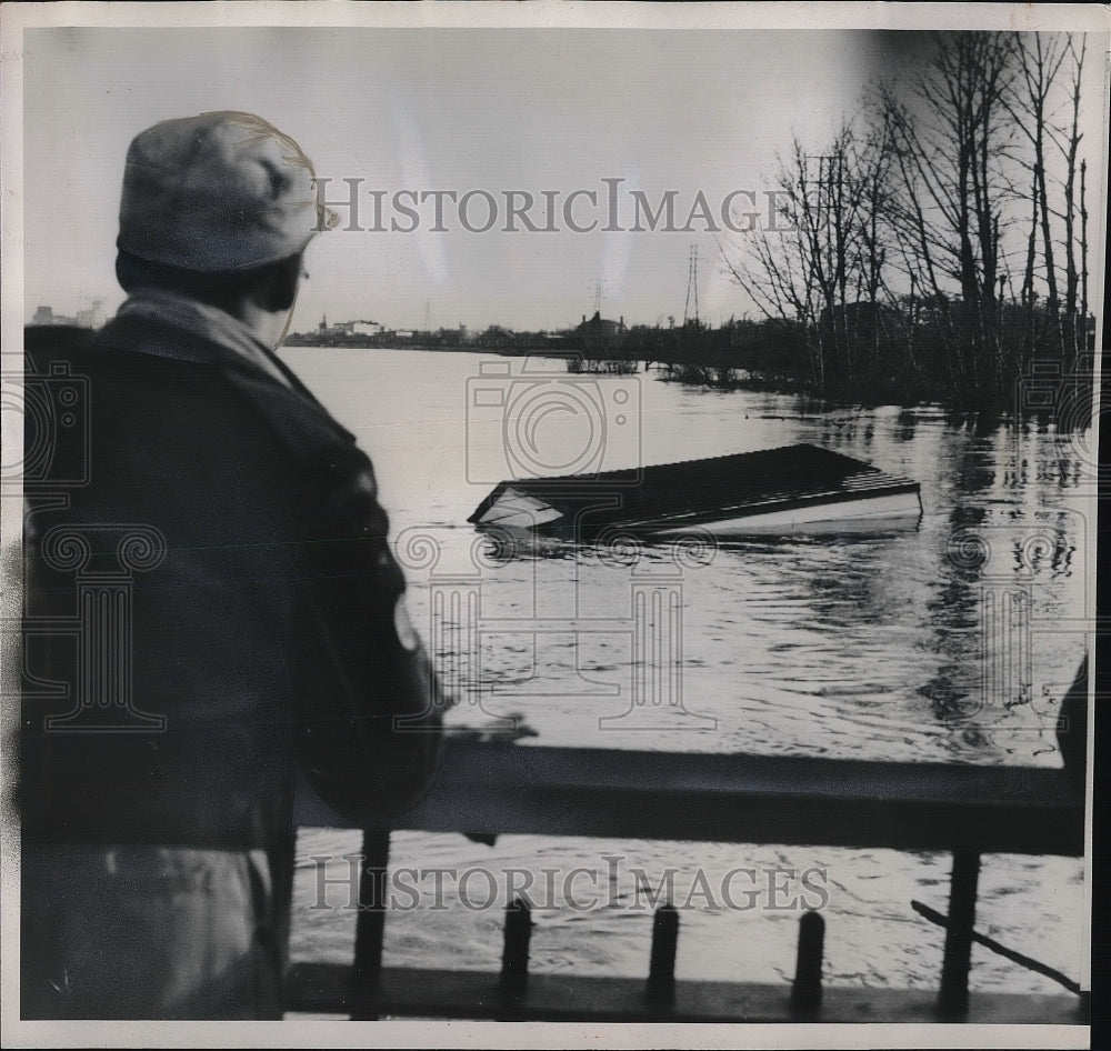 1950 Press Photo The flooded town of Winnipeg - Historic Images